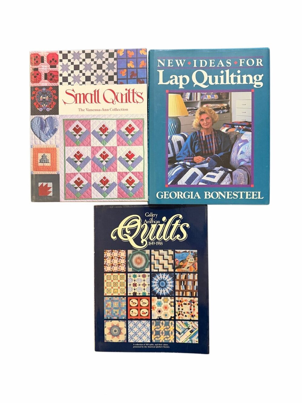 Lot of Three Vintage Quilting Books and Patterns